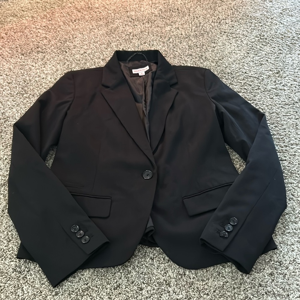 Black suit jacket